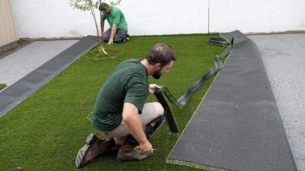 Installing Artificial Turf Can I Do It By Myself Green Grounds Landscaping Llc 